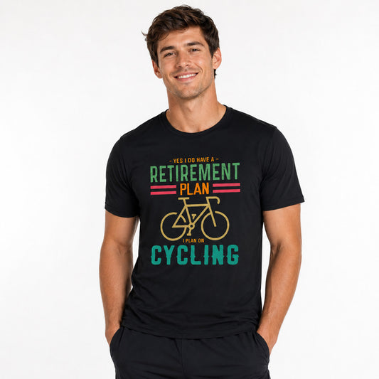 Retirement Plan Cycling Graphic MTB T-Shirt - Men's