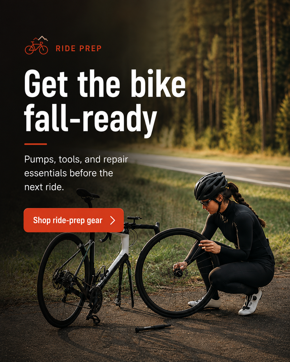 Get the bike fall-ready with pumps, tools, and repair essentials