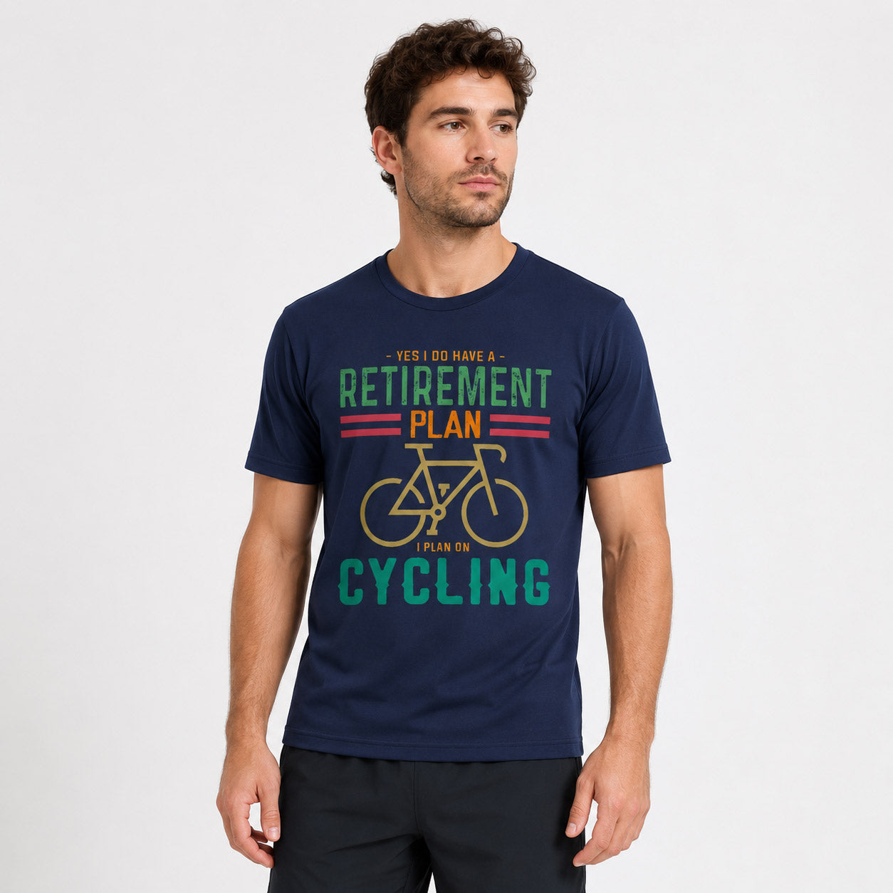 Retirement Plan Cycling Graphic MTB T-Shirt - Men's