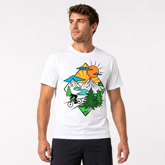 Mountain Ride Graphic MTB T-Shirt – Men’s