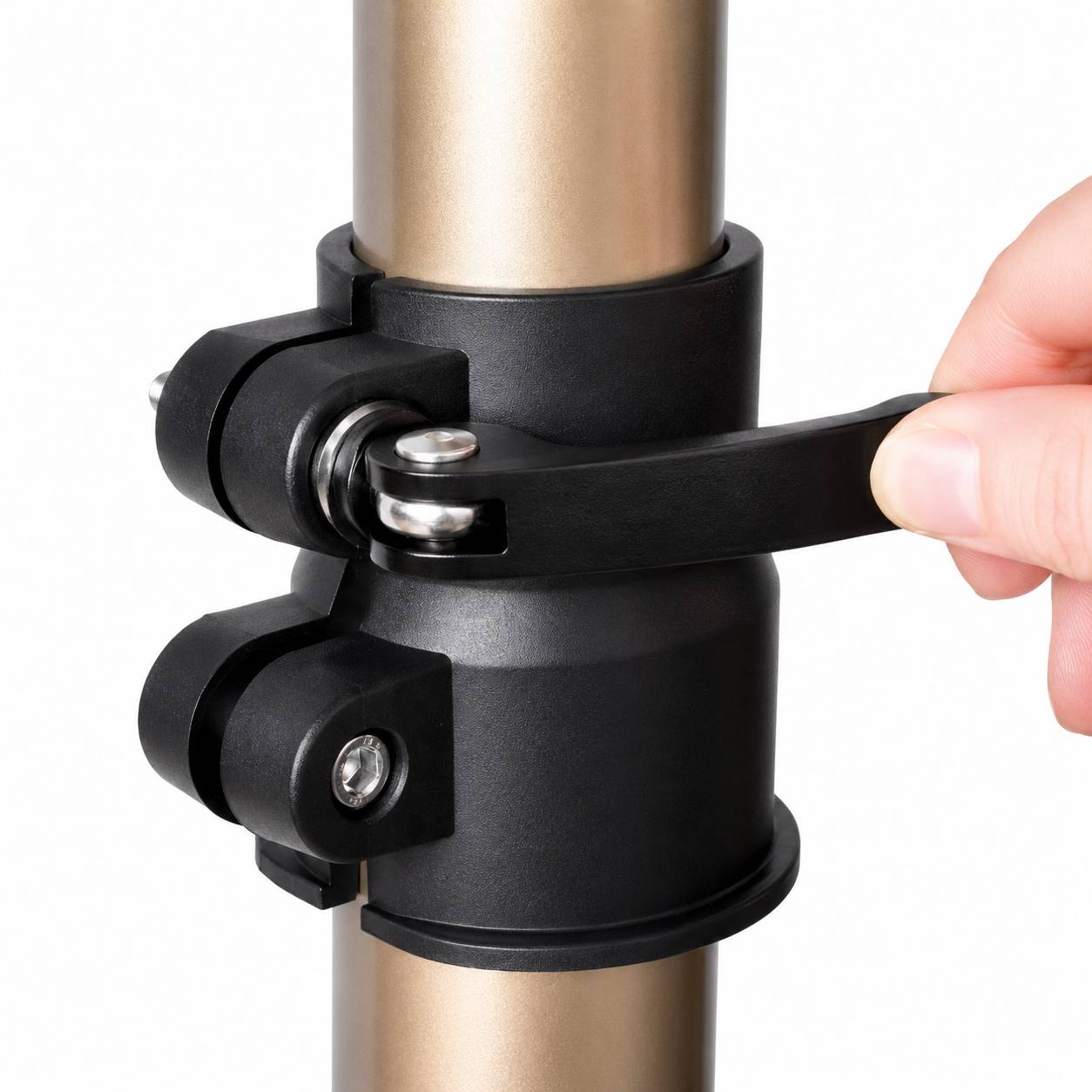 Foldable Bicycle Repair Stand with 360° Clamp & Tool Tray