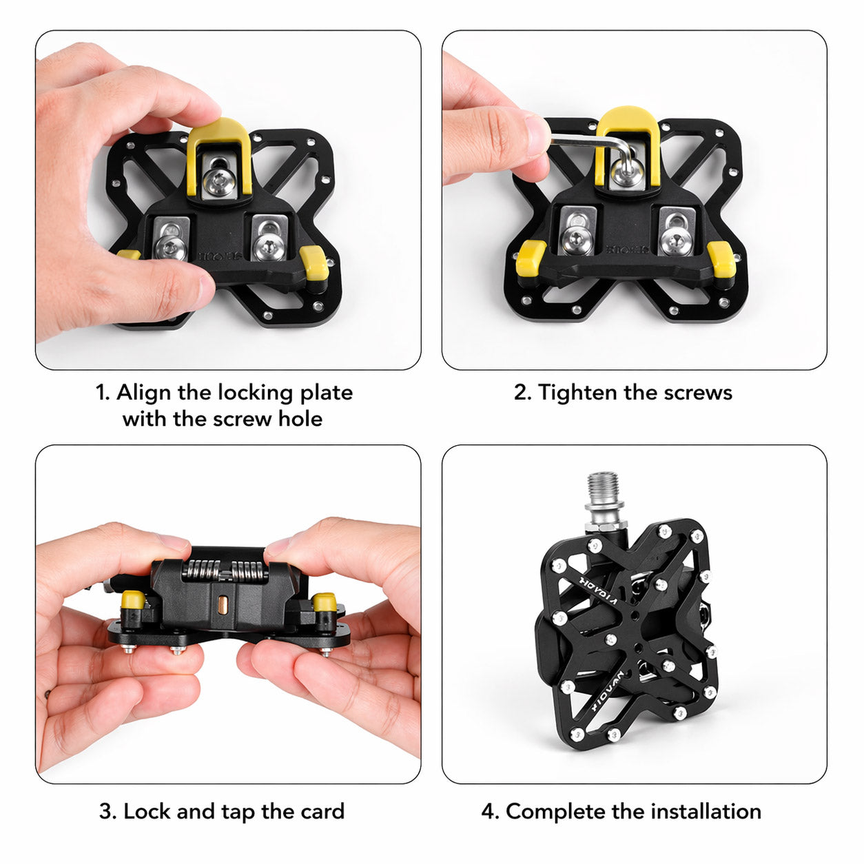 Clipless Platform Pedal Adapters