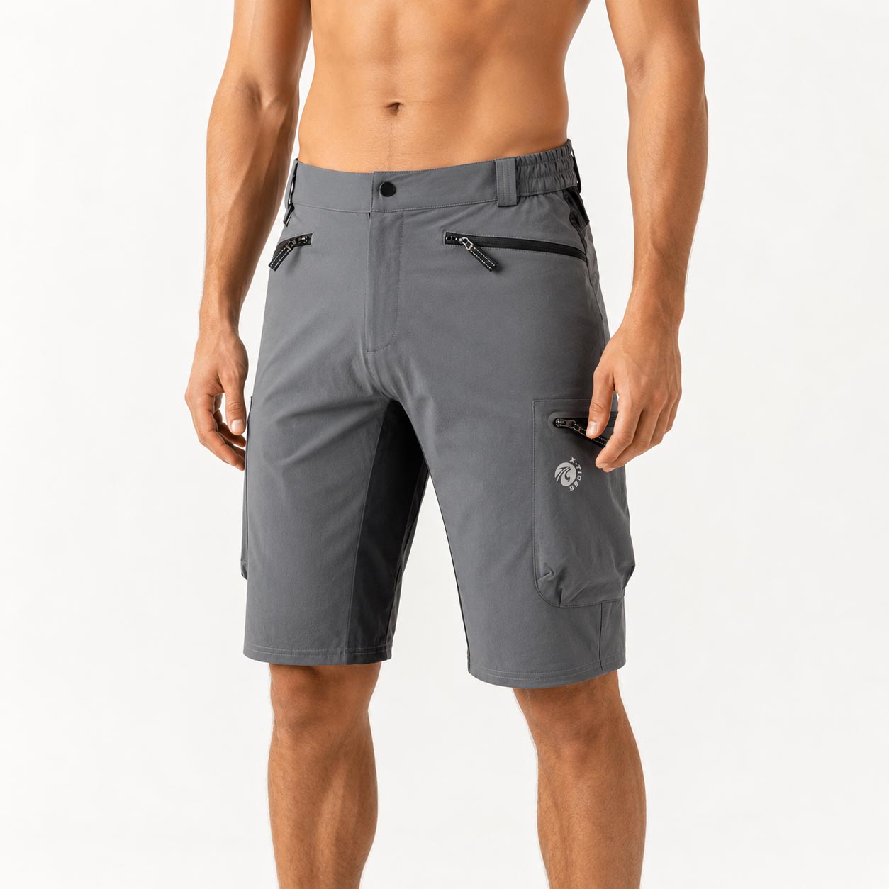 Multi-Pocket MTB Cycling Shorts - Men's