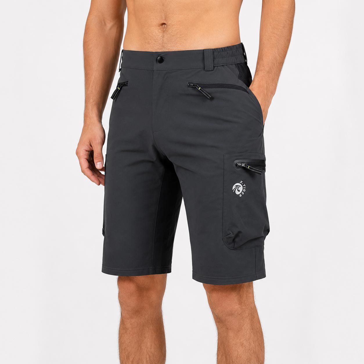 Multi-Pocket MTB Cycling Shorts - Men's