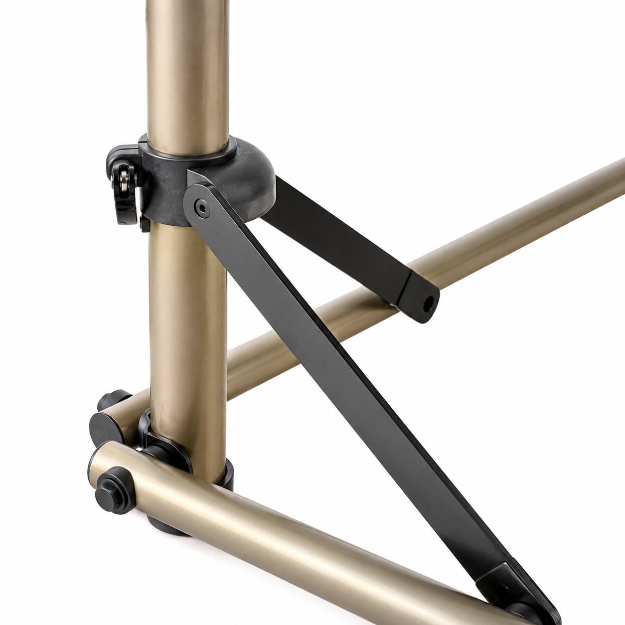 Foldable Bicycle Repair Stand with 360° Clamp & Tool Tray