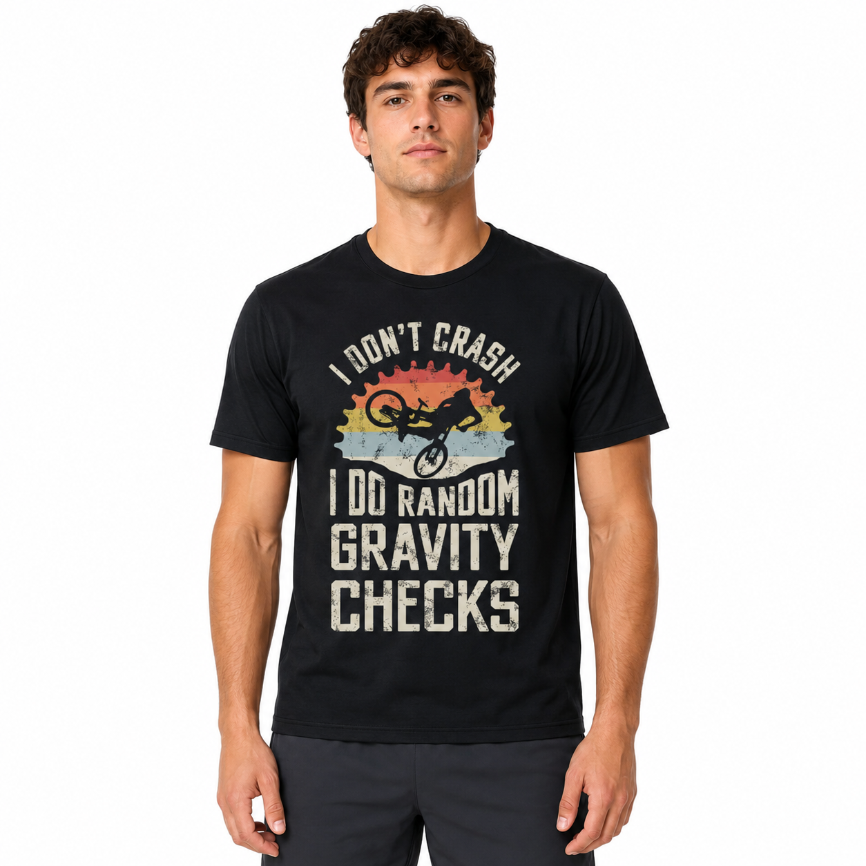 MTB Gravity Checks Graphic T-Shirt - Men's