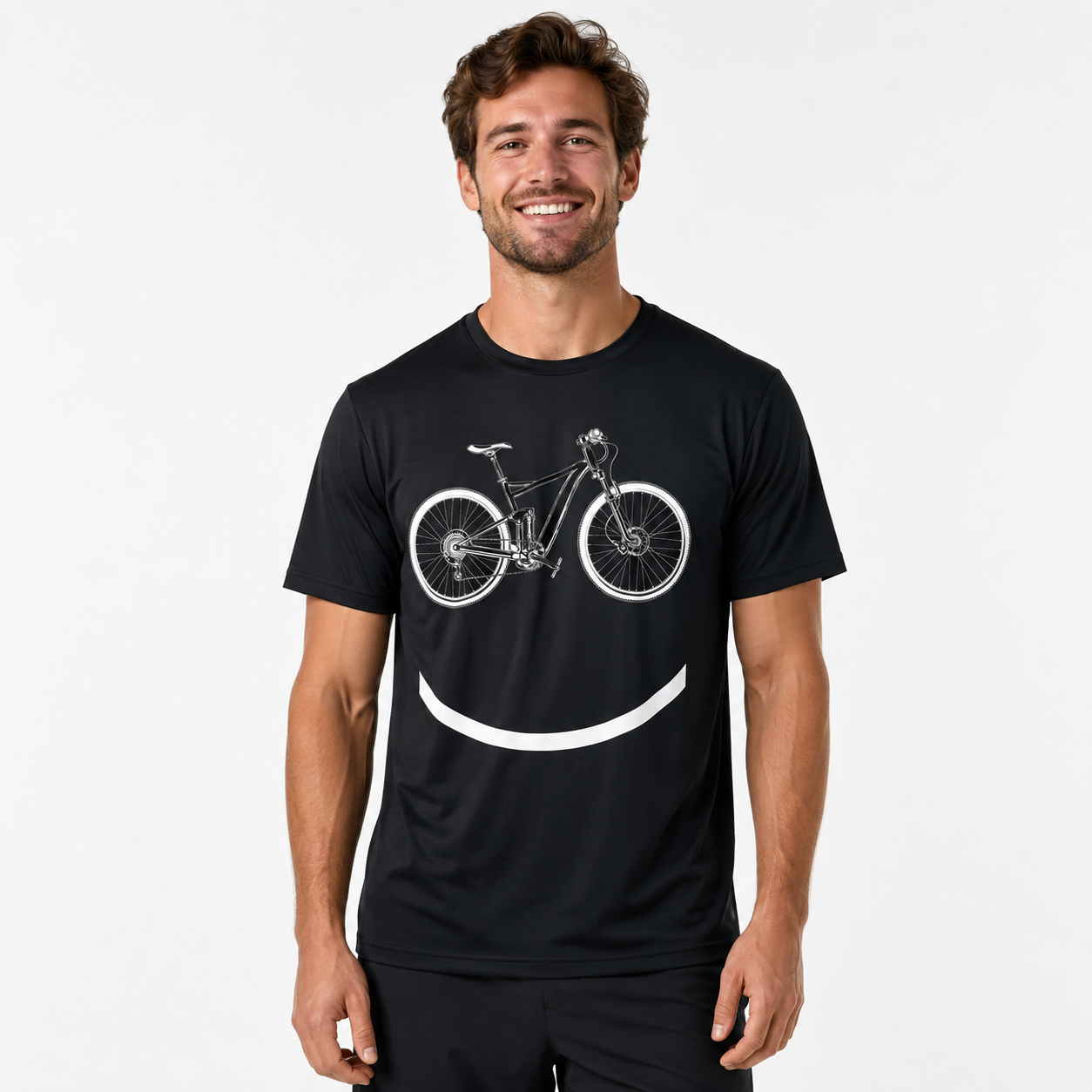 MTB Smile Bike Graphic T-Shirt - Men's