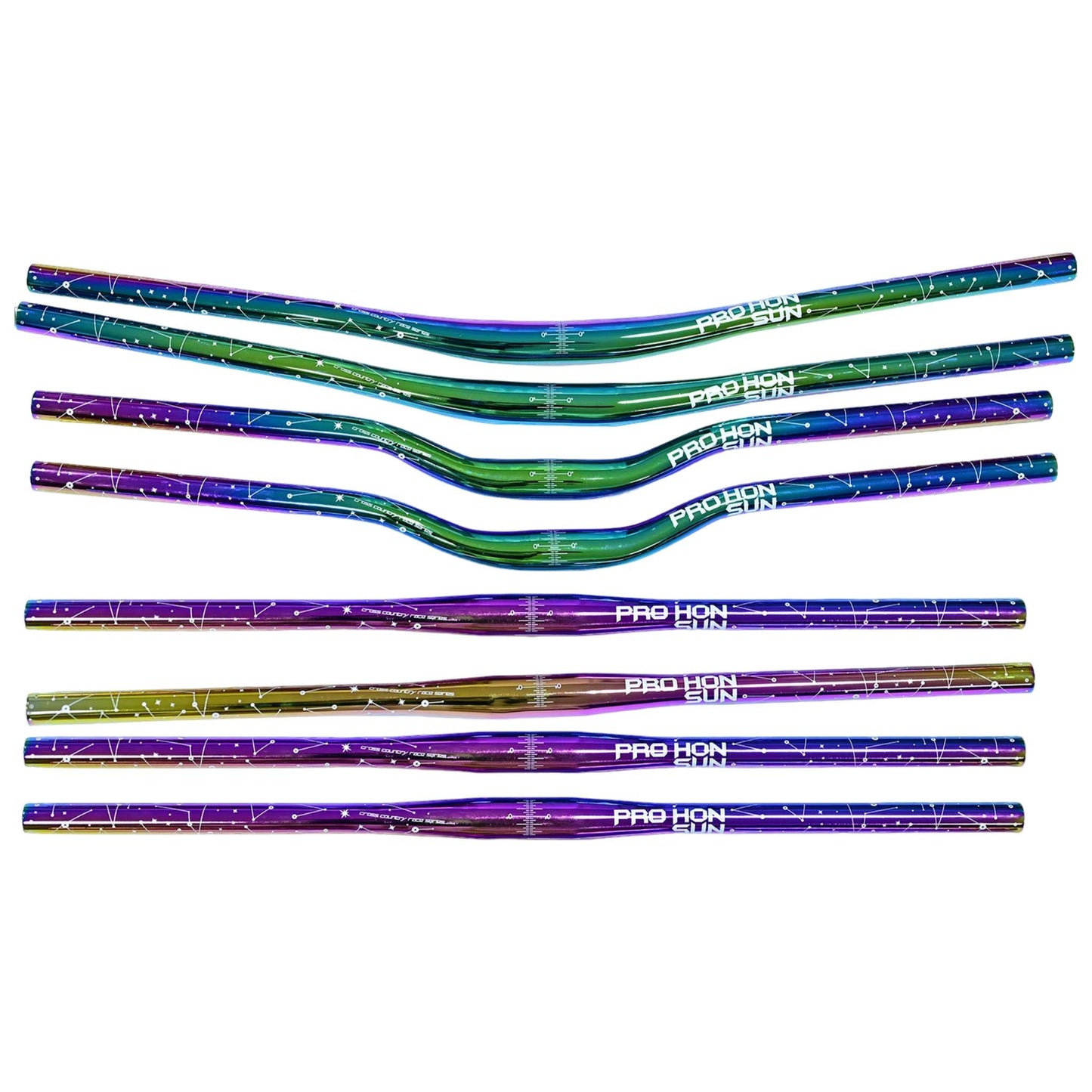 Colorful Alloy Handlebar – 31.8mm MTB and Road Bike Rainbow Riser Bar