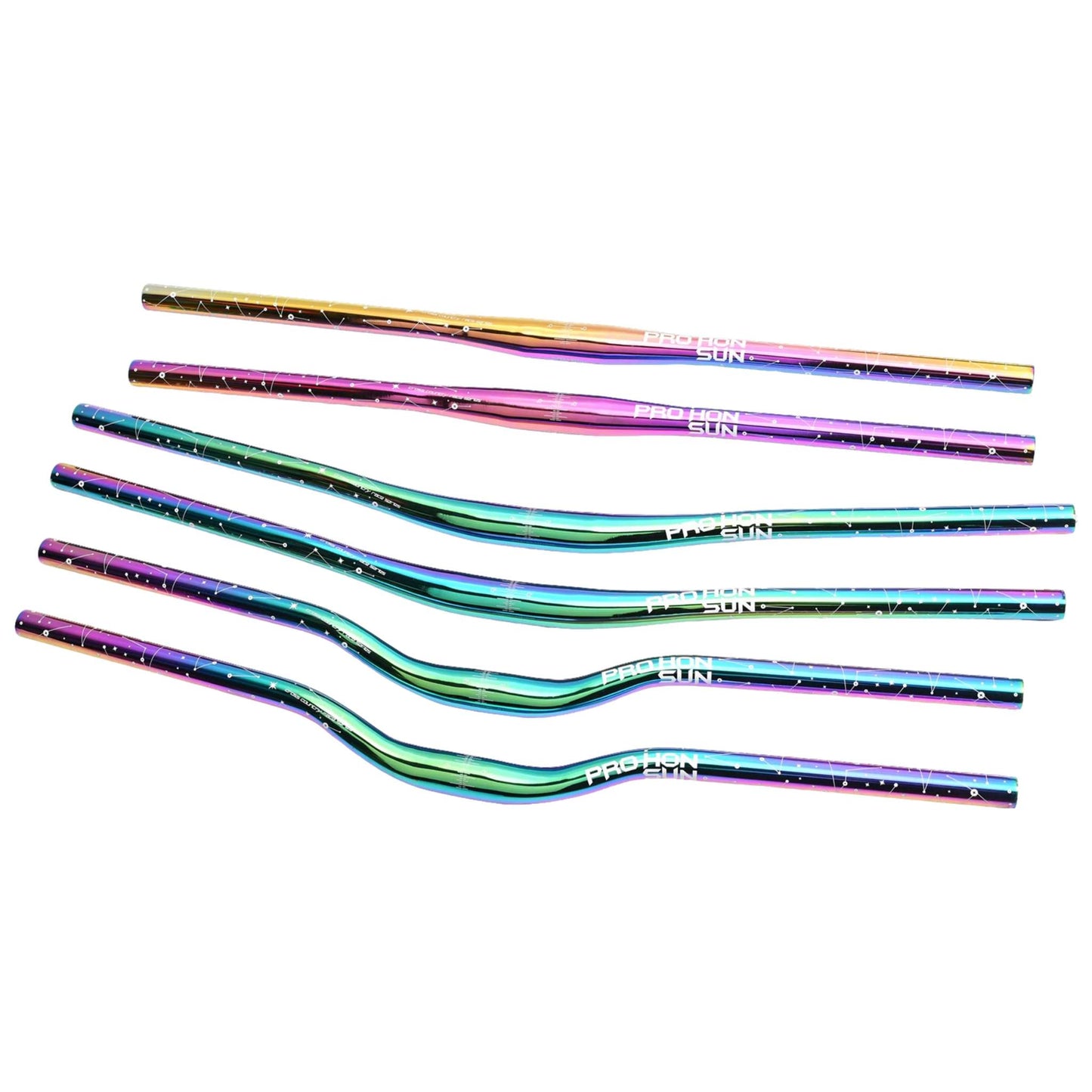 Colorful Alloy Handlebar – 31.8mm MTB and Road Bike Rainbow Riser Bar