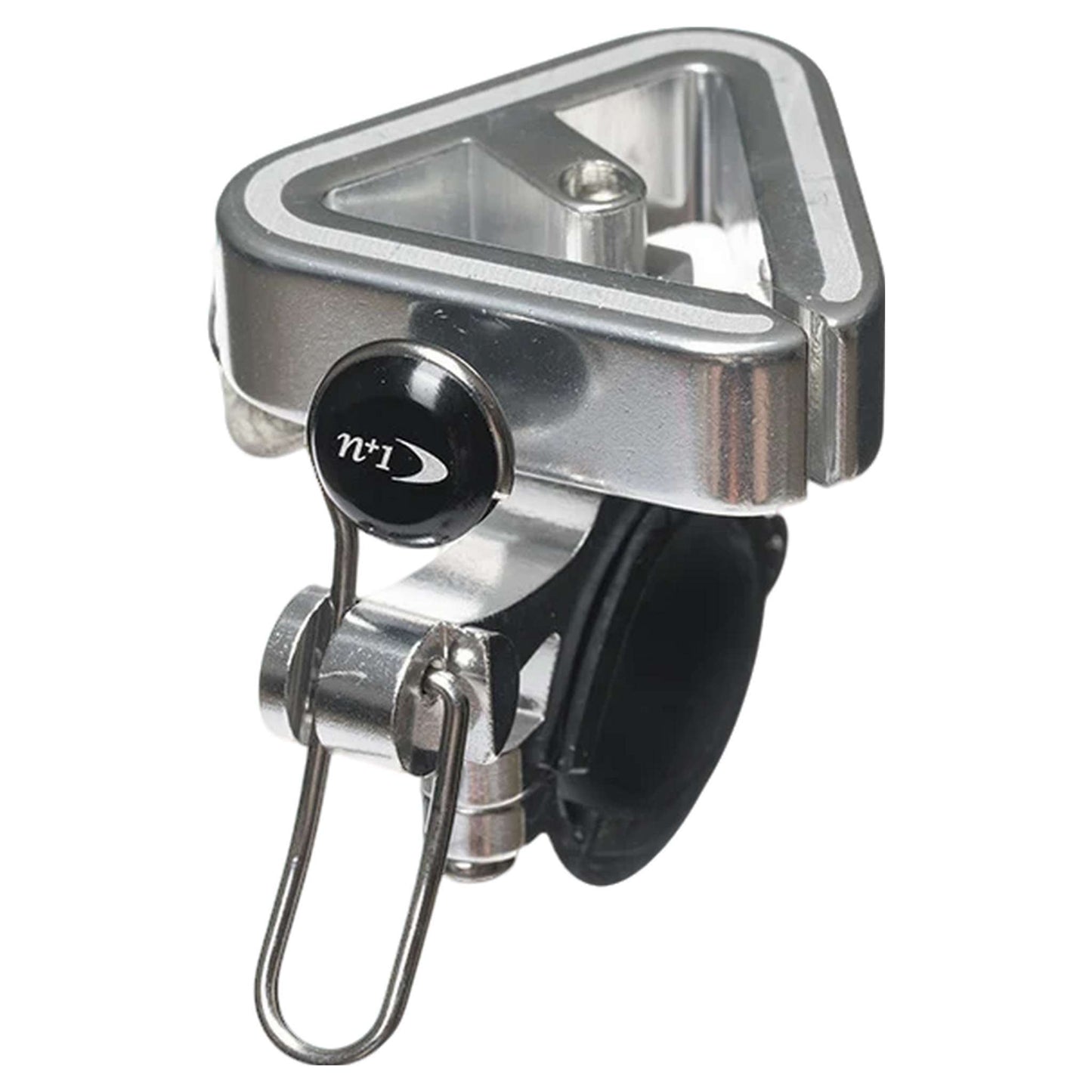 High-Fidelity Copper Alloy Triangle Bike Bell - Easy-Mount CNC Base for All Bikes