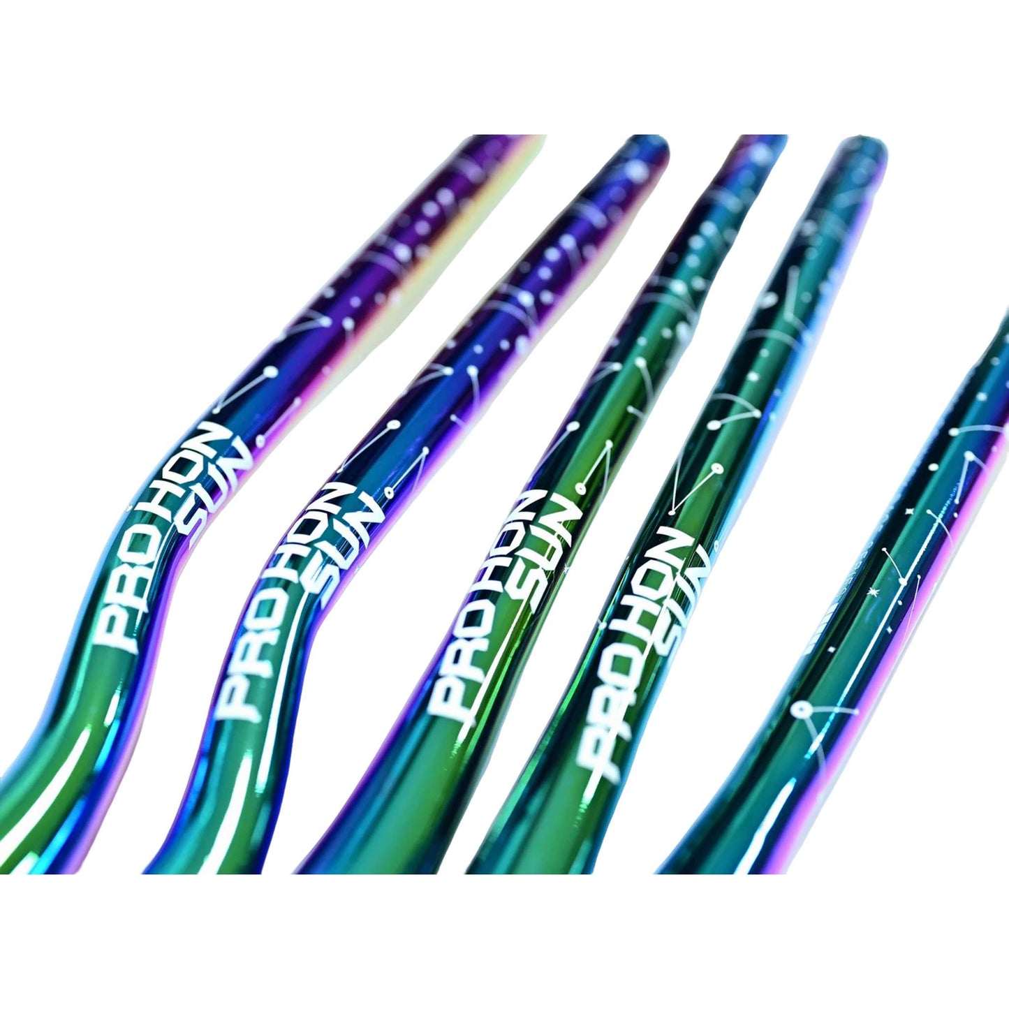 Colorful Alloy Handlebar – 31.8mm MTB and Road Bike Rainbow Riser Bar