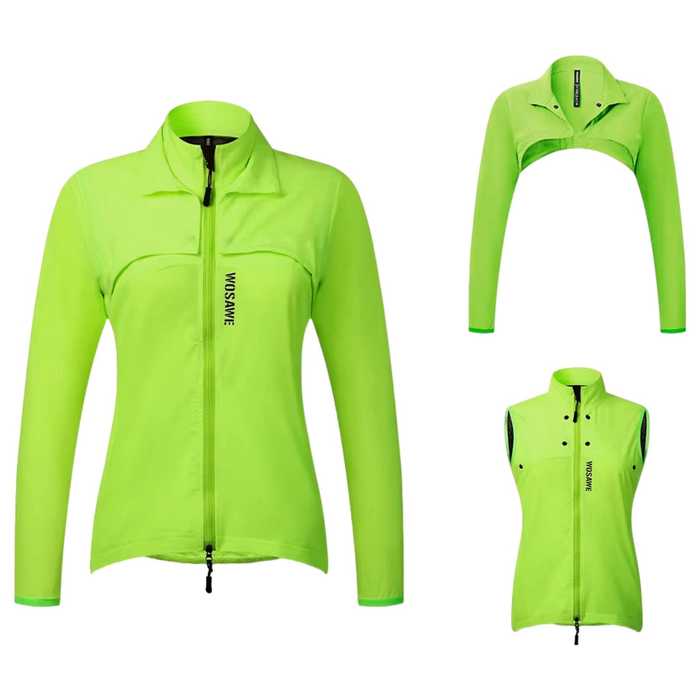 CycloneFlex Convertible Cycling Jacket - Woman's