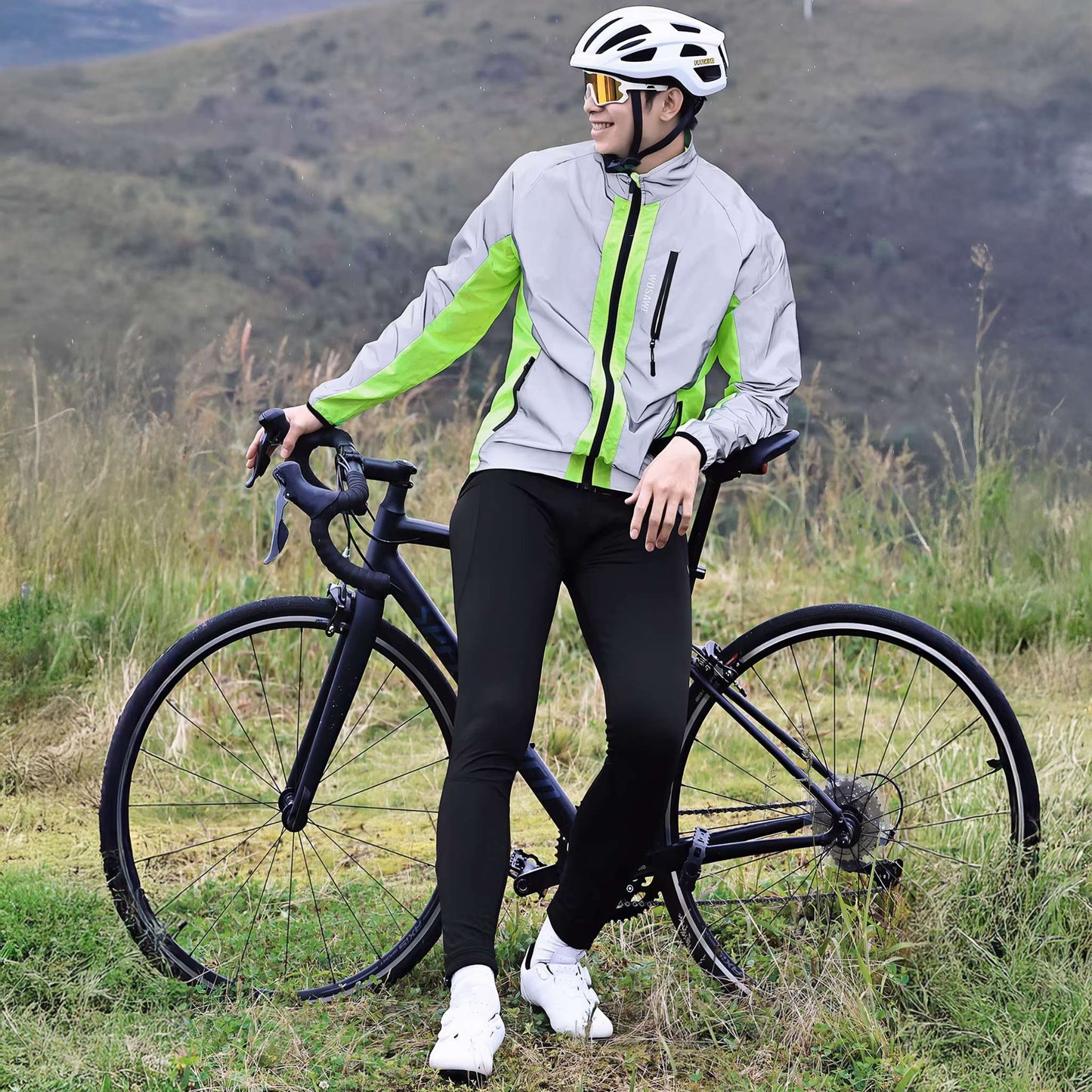 Full Reflective Cycling Jacket - Men's