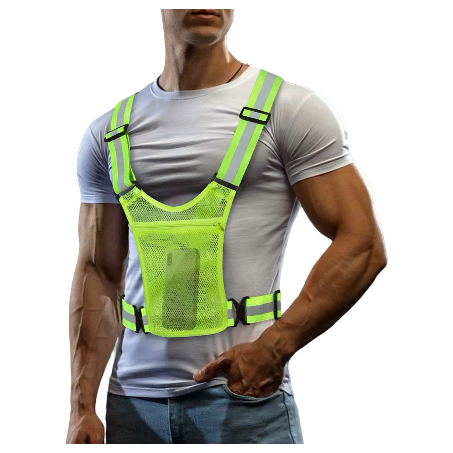 CycloneX Hi-Vis Reflective Cycling Vest