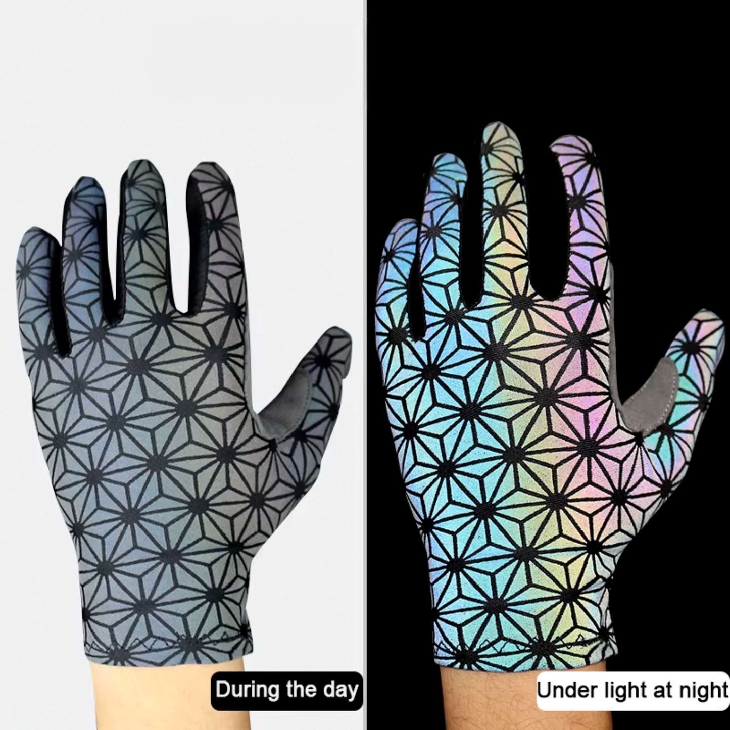 StormGrip Luminous Full-Finger Cycling Gloves