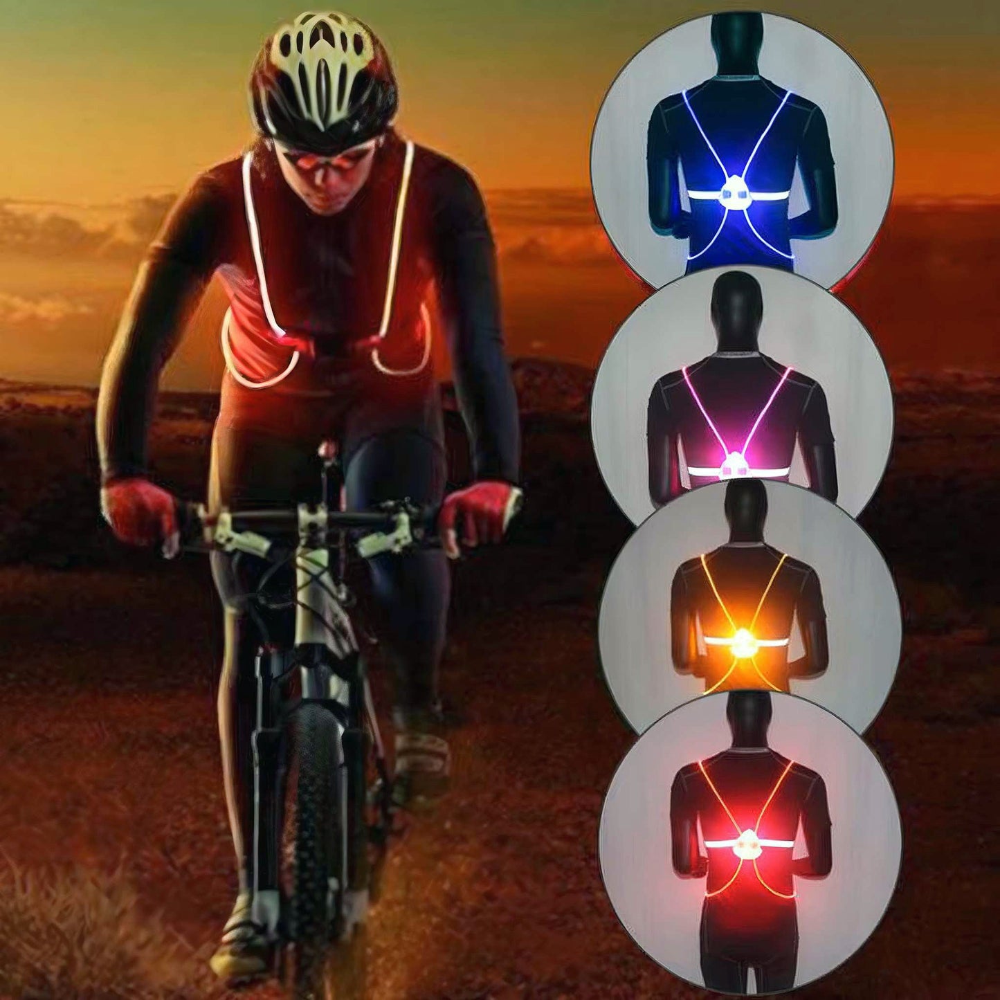 NightPulse LED Visibility Vest