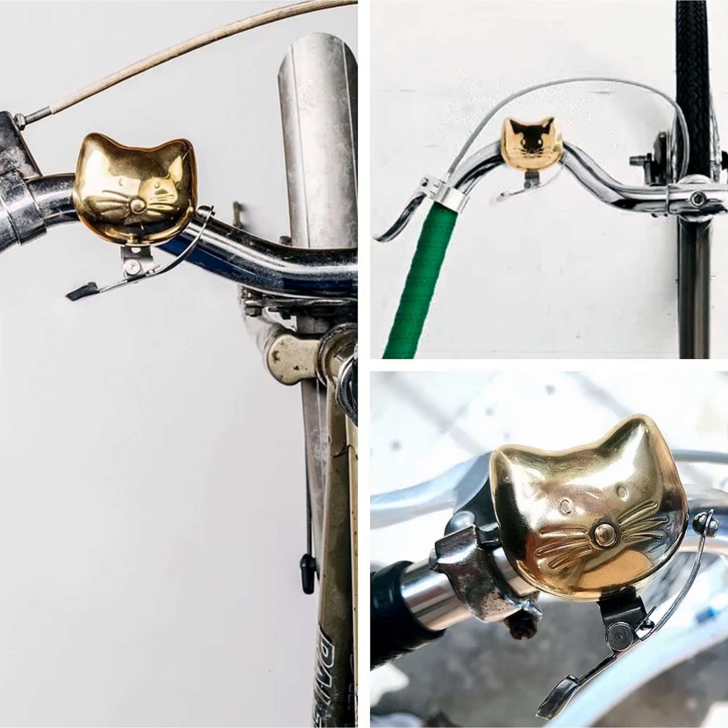 Copper Cat Bicycle Bell