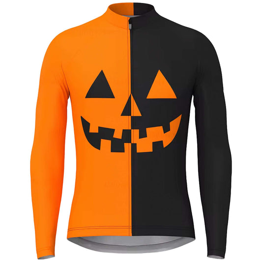 Halloween Thermal Fleece Cycling Jersey - Men's