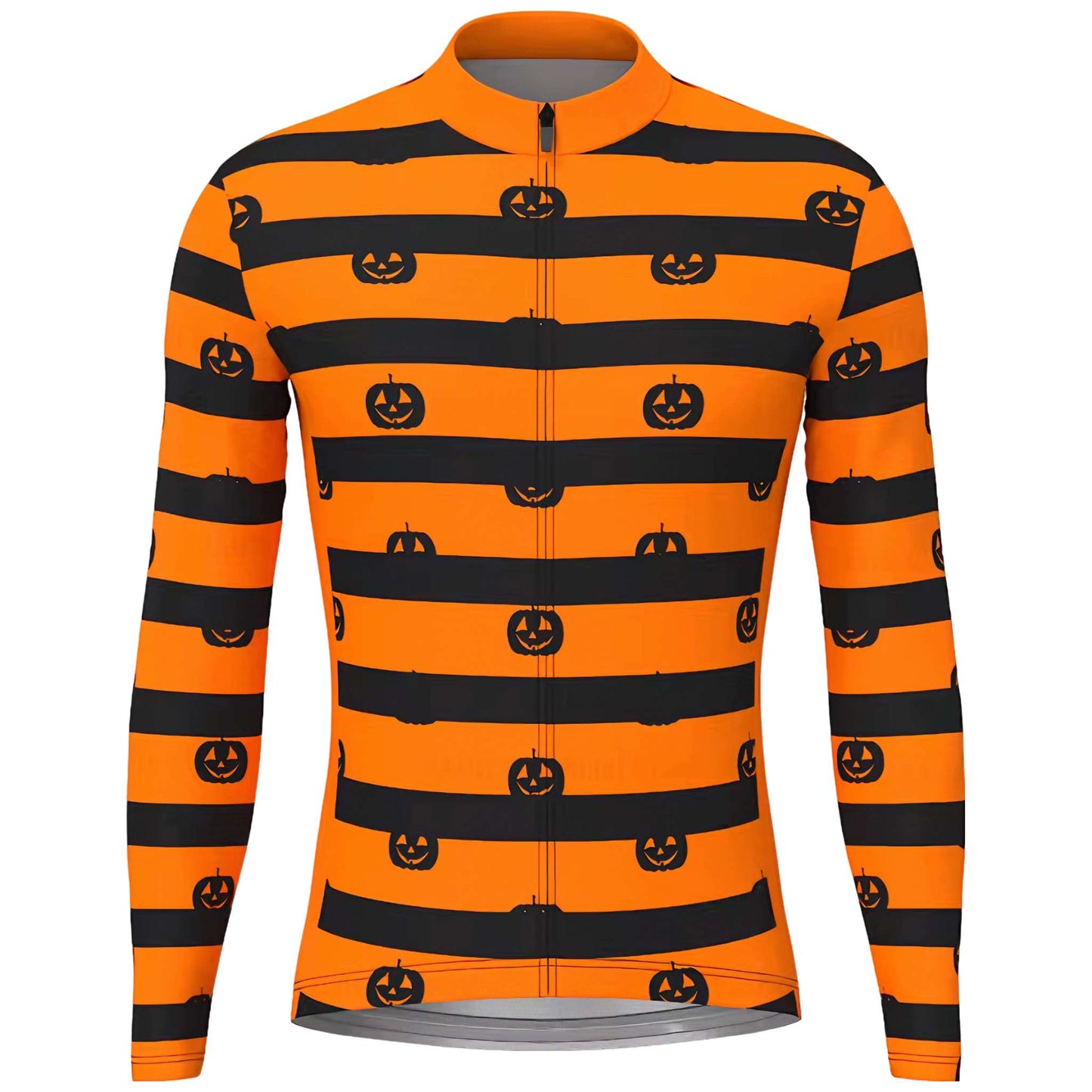 Men's Halloween Thermal Fleece Cycling Jersey Set - Men's