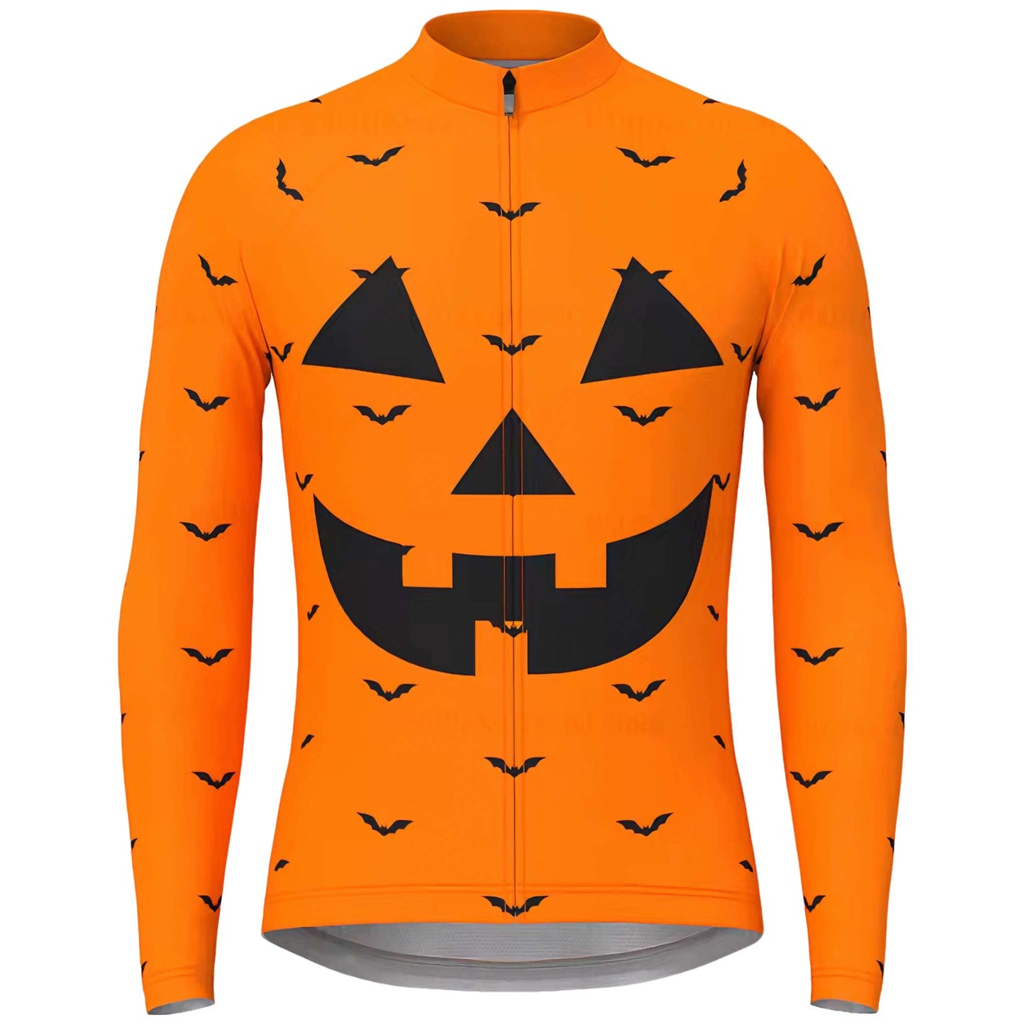 Men's Halloween Thermal Fleece Cycling Jersey Set - Men's